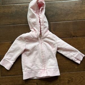 Soft Pink Kids Zip-Up Hoodie